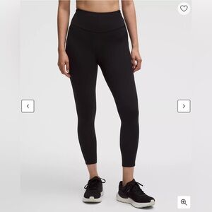 Lululemon Fast and Free High-Rise Tight 25" black size 8